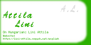 attila lini business card